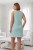 Koszula damska nocna bawełniana na ramiączkach PLUS SIZE błękitna