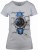 T-shirt zegarek biała M-XL