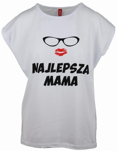Koszulka damska mama biała
