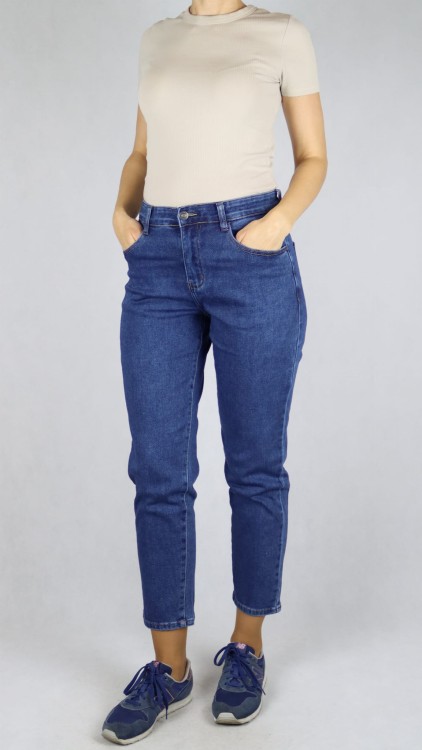 Spodnie damskie jeans Boyfriend Mom Fit