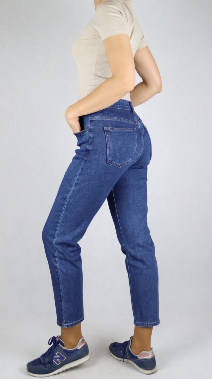 Spodnie damskie jeans Boyfriend Mom Fit