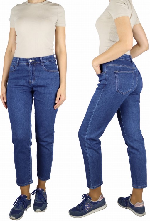 Spodnie damskie jeans Boyfriend Mom Fit