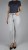 Spodnie damskie jeans szare skinny