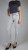 Spodnie damskie jeans szare skinny