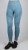 Legginsy damskie z wysokim stanem sportowe fitness push up niebieskie