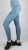 Legginsy damskie z wysokim stanem sportowe fitness push up niebieskie
