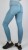 Legginsy damskie z wysokim stanem sportowe fitness push up niebieskie
