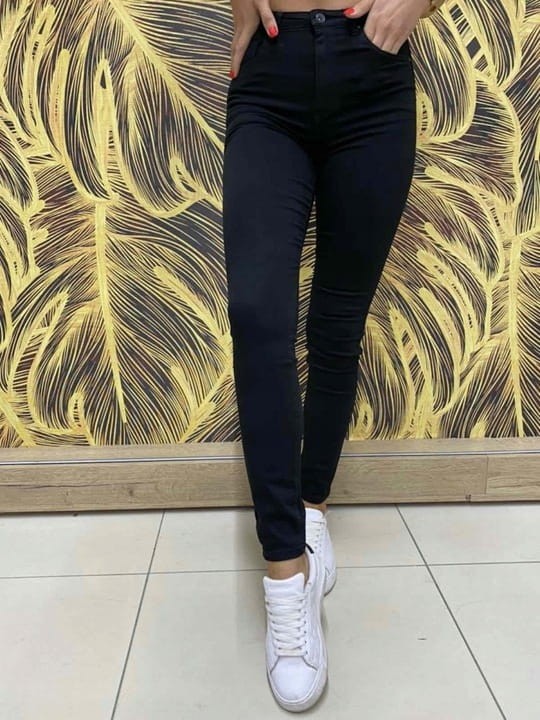 Spodnie czarne modelujące Push Up czarne