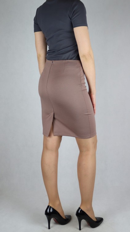 Spódnica ołówkowa cappuccino