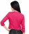 Marynarka Żakiet Bolerko z eko skóry róż