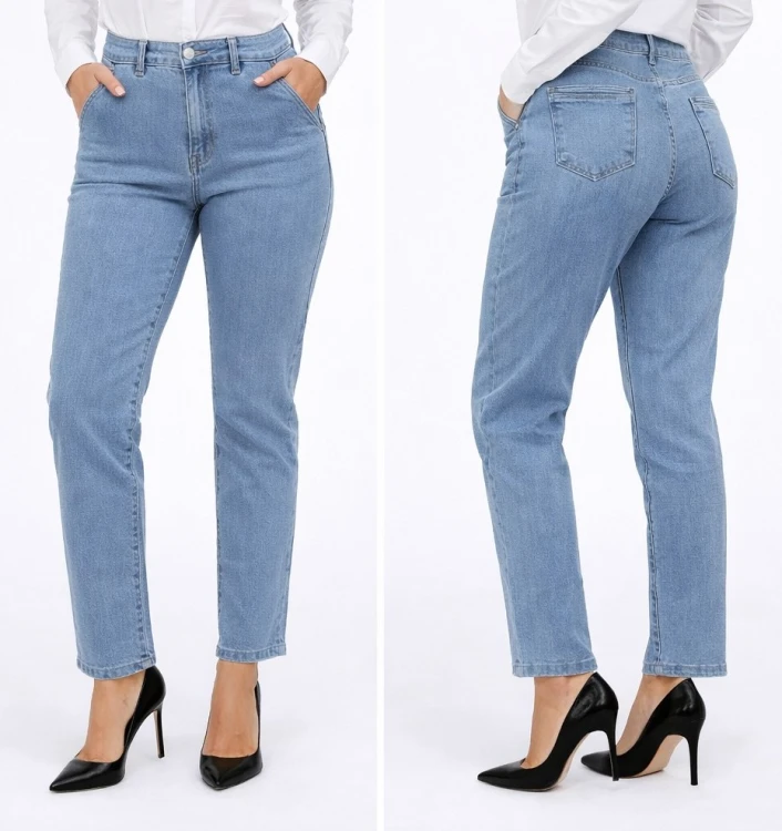 Spodnie damskie jeans duże rozmiary