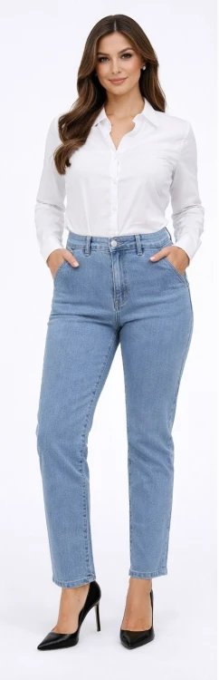 Spodnie damskie jeans duże rozmiary