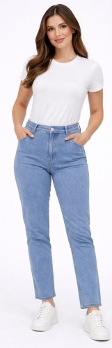 Spodnie damskie jeans duże rozmiary