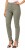 Spodnie damskie jeans slim fit duże rozmiary oliwkowe