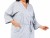 Szlafrok damski bawełniany przed kolano PLUS SIZE szary